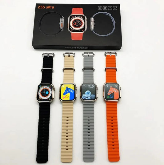 Z55 Ultra SmartWatch Series 8 - Bluetooth Call Music - 2.05 Inch Screen - Wireless Charging - Rotating Dual Buttons ( random color )