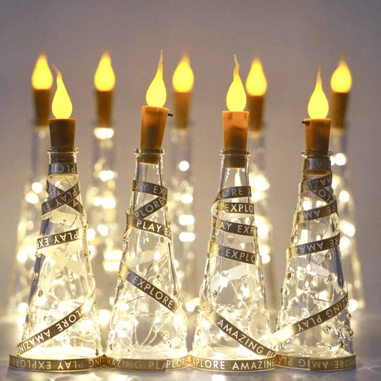 ( Cork ) LED Candle Crystal LED Strings Light