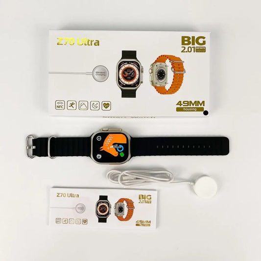 Z70 Ultra 2.01 inch Full Touch Screen Smartwatch Series 8 Wireless Charging Smart Watch( random color )