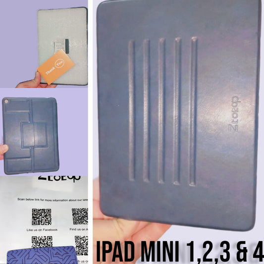Ztotop Leather Case -For iPad Mini 7.9-inch - Apple iPad Mini cover  Honey Comb Interior- (Blue)